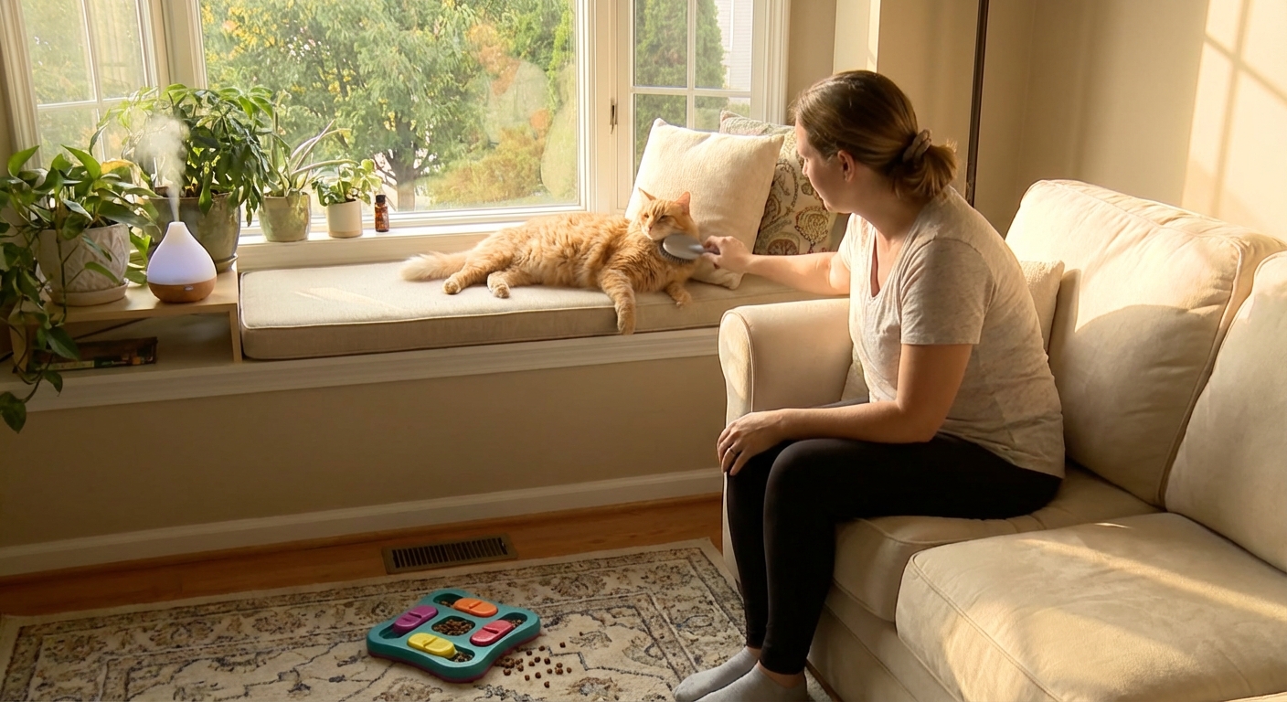 Stress-Free Cats, Peaceful Homes: 10 Proven Ways to Support Your Cat’s Emotional Wellness